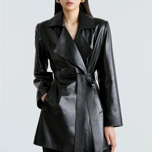 Women's Black Leather Jacket